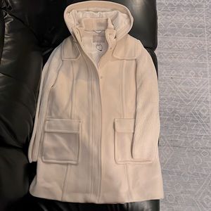BEAUTIFUL BANANA REPUBLIC CREAM COAT